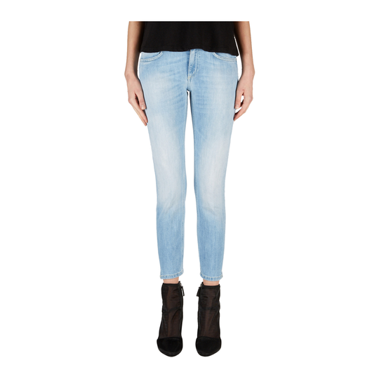 Dondup - Skinny Jeans - Blå - Dam - Storlek: W27