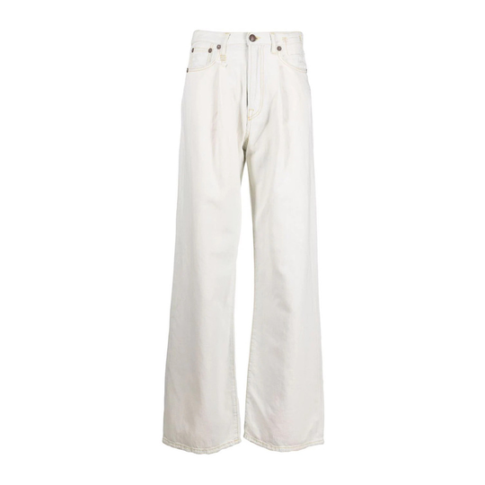 R13 - Boyfriend Jeans - Vit - Dam - Storlek: W26,W28,W27,W29