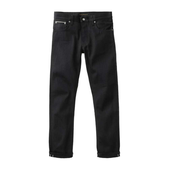 Nudie Jeans - Straight - Svart - Herr - Storlek: ONE Size