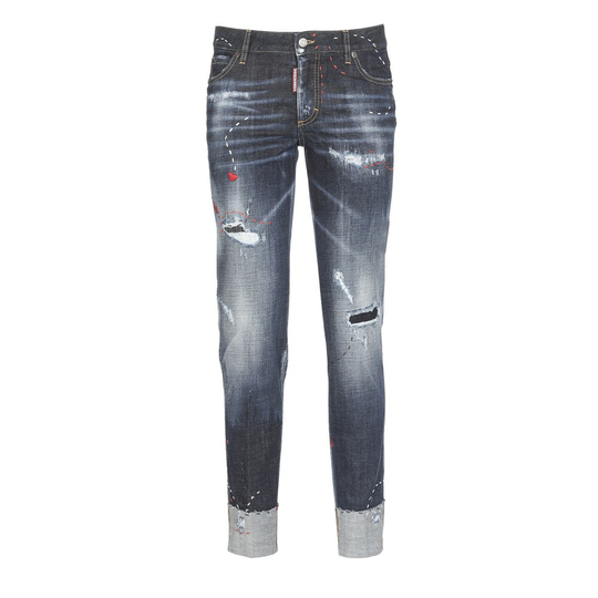 Dsquared2 - Skinny Jeans - Blå - Dam - Storlek: Xs,2Xs