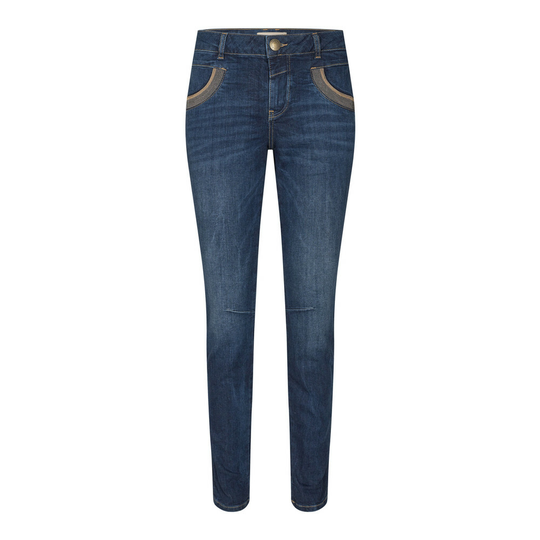 MOS Mosh - Skinny Jeans - Blå - Dam - Storlek: W24,W33,W29,W26,W25,W27,W30,W28