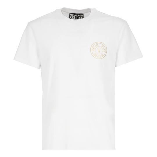 Versace Jeans Couture - T-shirts - Vit - Herr - Storlek: Xl,L,M