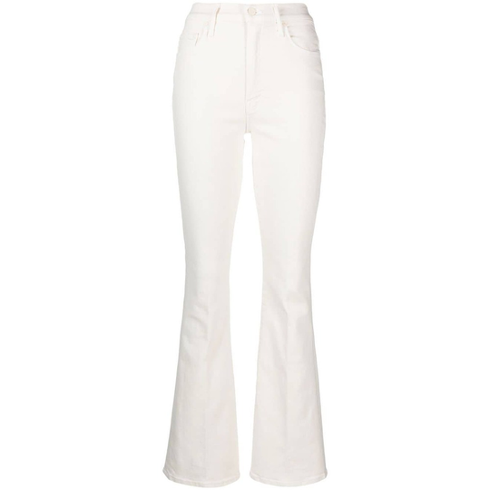 Mother - Flare Jeans - Vit - Dam - Storlek: W26,W27,W29,W25,W28
