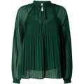 Långärmade T-shirts Pepe jeans BLUSA PLISADA VERDE PL304337