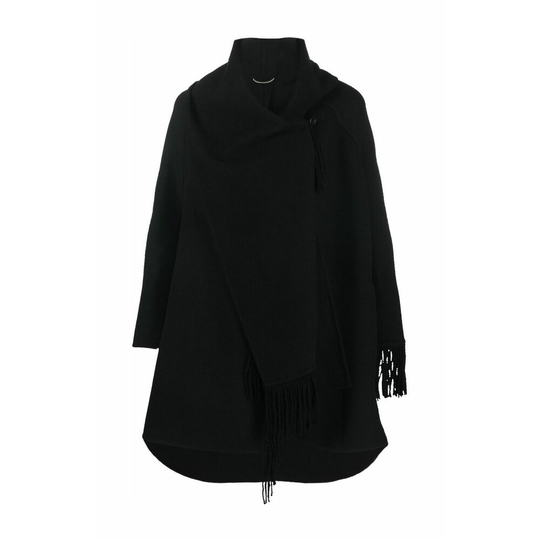 Ermanno Scervino - Capes och Ponchos - Svart - Dam - Storlek: M,S,Xs