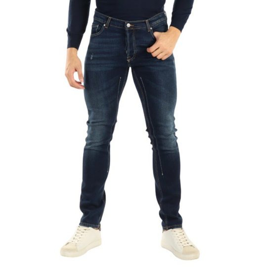Daniele Alessandrini - Jeans - Blå - Herr - Storlek: W33,W34,W36,W32,W30,W38,W31
