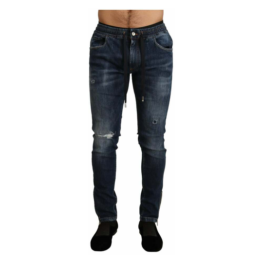 Dolce & Gabbana - Jeans - Blå - Herr - Storlek: 2Xl,S,Xs