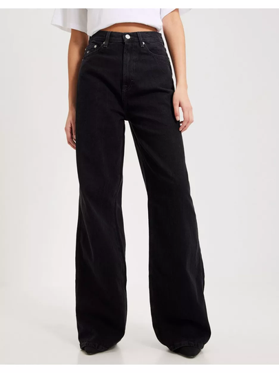 Tommy Jeans Claire High Rise Wide DF6081 Wide leg jeans Black