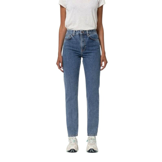Nudie Jeans - Skinny Jeans - Blå - Dam - Storlek: W25 L28,W28 L28,W26 L28,W27 L28,W29 L28