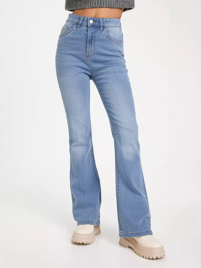 Denim Project - Flare jeans - Light Blue - Dpwcaro Flared Jeans - Jeans