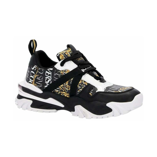 Versace Jeans Couture - Sneakers - Svart - Herr - Storlek: 40 Eu,41 Eu,42 Eu,44 Eu,43 Eu,45 EU