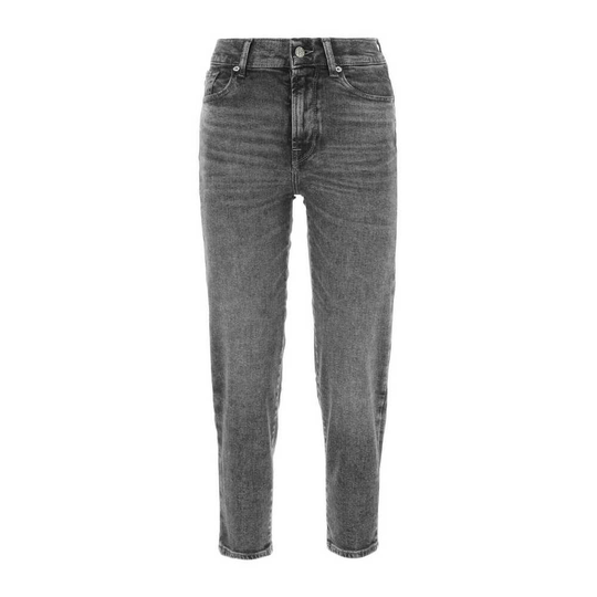 7 For All Mankind - Boyfriend Jeans - Svart - Dam - Storlek: W25,W26,W28,W27,W24