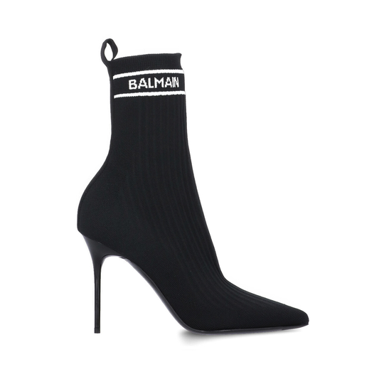 Balmain - Högklackat - Svart - Dam - Storlek: 38 1/2 Eu,40 EU