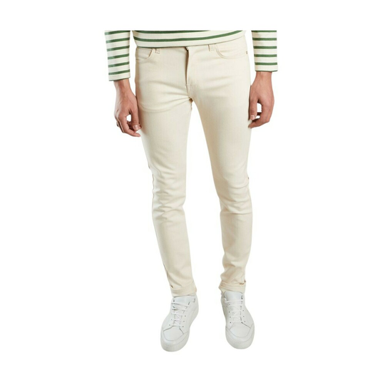 Naked & Famous Denim - Skinny Jeans - Beige - Herr - Storlek: W28,W29