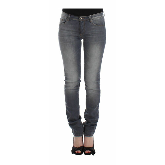 Ermanno Scervino - Skinny Jeans - Grå - Dam - Storlek: W26