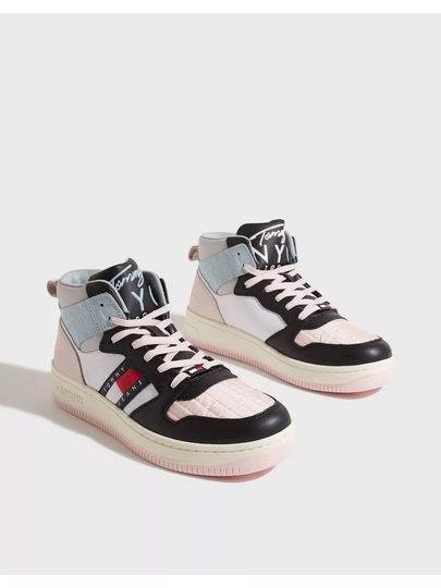 Tommy Jeans Tommy Jeans Retro Mid Basket Höga sneakers Blue