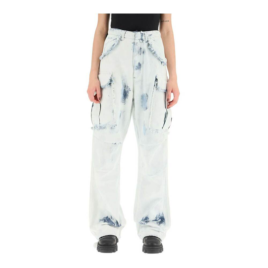 Darkpark - Boyfriend Jeans - Blå - Dam - Storlek: W28,W25