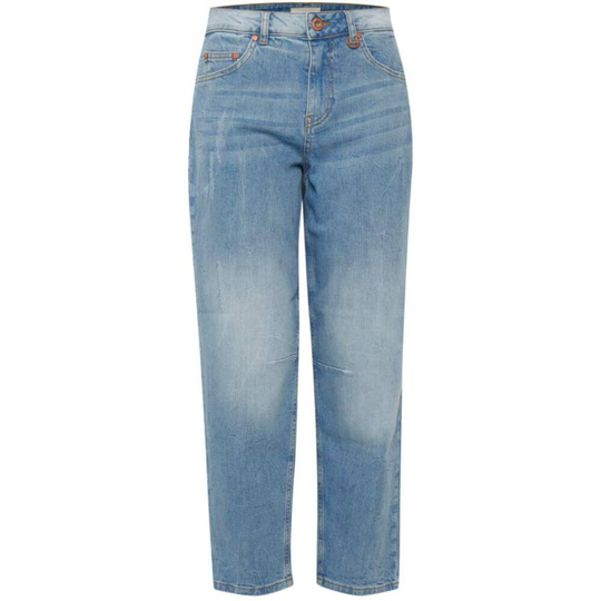 Pulz Jeans - Straight - Blå - Dam - Storlek: W25,W27