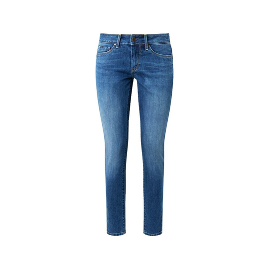 Pepe Jeans - Skinny Jeans - Blå - Dam - Storlek: W28 L30,W27 L30,W32 L30,W29 L30,W26 L30,W24 L30,W31 L30,W25 L30,W30 L30
