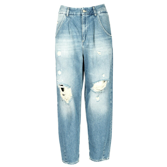 Dondup - Boyfriend Jeans - Blå - Dam - Storlek: W24,W25,W30