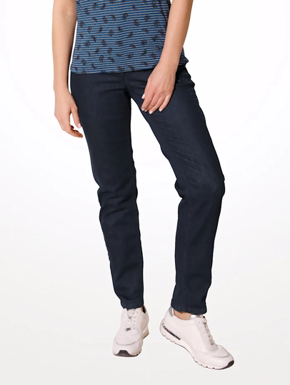 Jeans med stendekoration MONA Blå