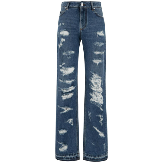 Dolce & Gabbana - Boyfriend Jeans - Blå - Dam - Storlek: M,S,Xs,2Xs
