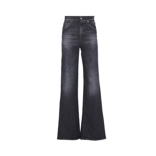Dondup - Boyfriend Jeans - Svart - Dam - Storlek: W28,W30,W27