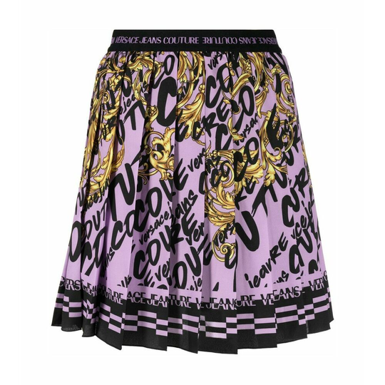 Versace Jeans Couture - Minikjolar - Lila - Dam - Storlek: XS
