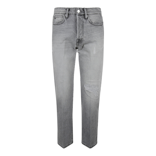 Nine In The Morning - Baggy Jeans - Grå - Herr - Storlek: W32,W33,W31