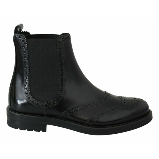 Dolce & Gabbana - Jodhpurs - Svart - Dam - Storlek: 36 Eu,36 1/2 Eu,35 1/2 EU