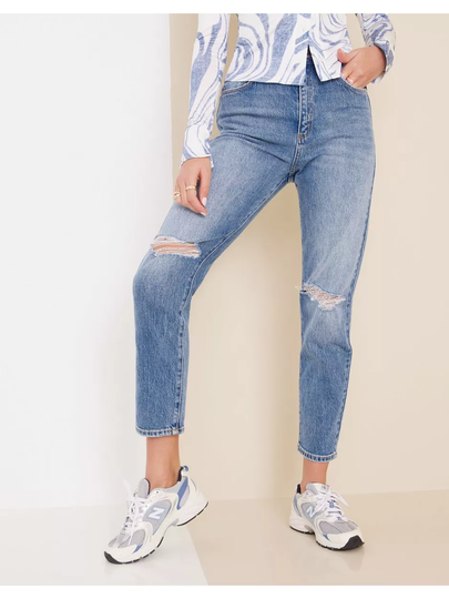 Abrand Jeans A 94 High Slim Amelia Rip High waisted jeans Denim