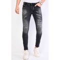 Stuprörsjeans Local Fanatic Tight Jeans Men Slim Fit Gra