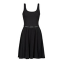 Kortklänningar Calvin Klein Jeans CONTRAST TAPE ELASTIC DRESS
