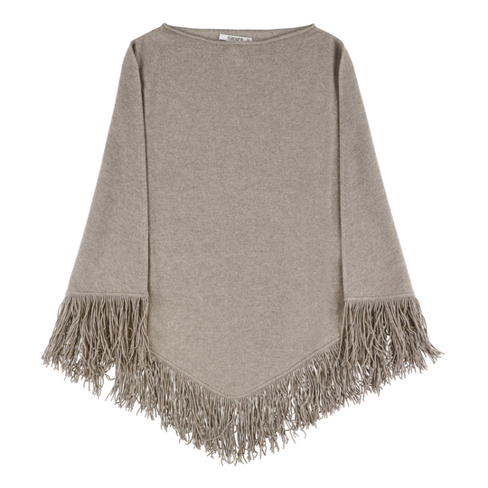 Kangra - Capes och Ponchos - Brun - Dam - Storlek: S