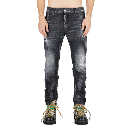 Dsquared2 - Jeans - Svart - Herr - Storlek: 2Xl,Xl,M