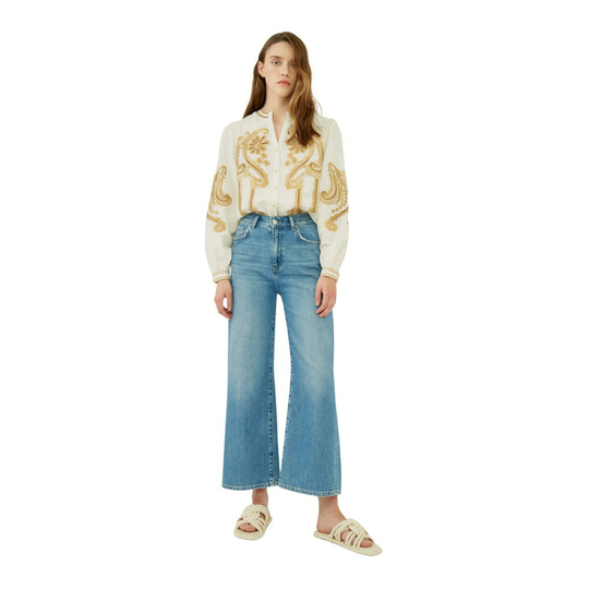 Silvian Heach - Jeans - Blå - Dam - Storlek: W29,W26,W25,W27,W28