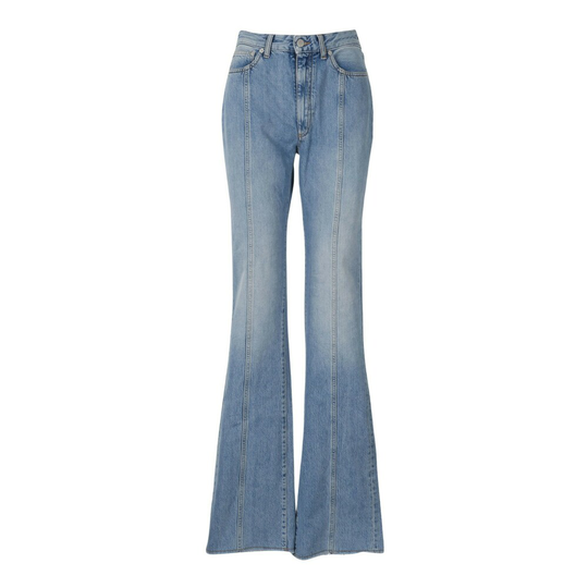 Alessandra Rich - Flare Jeans - Blå - Dam - Storlek: W25,W26,W28,W27