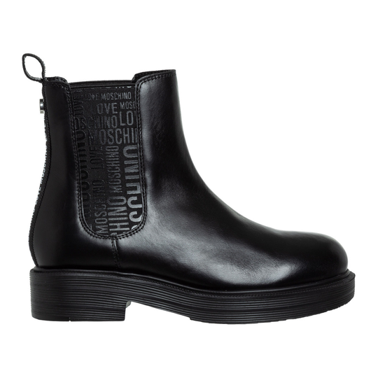Love Moschino - Jodhpurs - Svart - Dam - Storlek: 39 Eu,40 Eu,38 Eu,36 Eu,37 EU