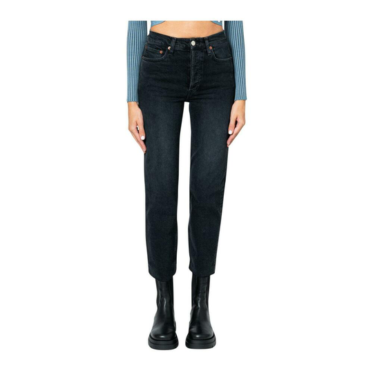 Re/Done - Jeans - Svart - Dam - Storlek: W26,W29