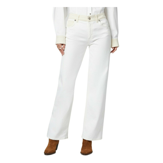 Dondup - Boyfriend Jeans - Vit - Dam - Storlek: W27