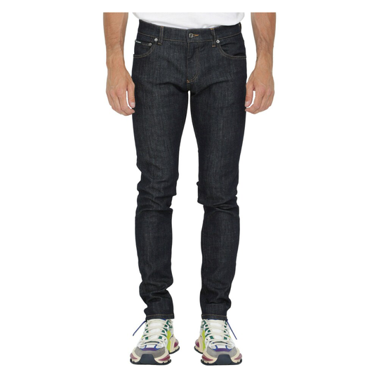 Dolce & Gabbana - Jeans - Blå - Herr - Storlek: 2Xl,M