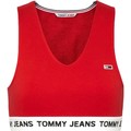 T-shirts & Pikétröjor Tommy Jeans TOP ROJO MUJER DW0DW13830