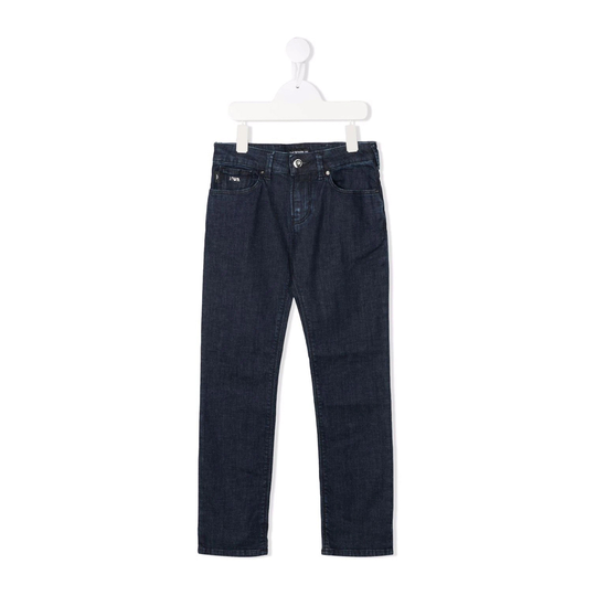 Emporio Armani - Jeans - Blå - Pojke - Storlek: 176 Cm,140 Cm,152 Cm,164 Cm,128 CM