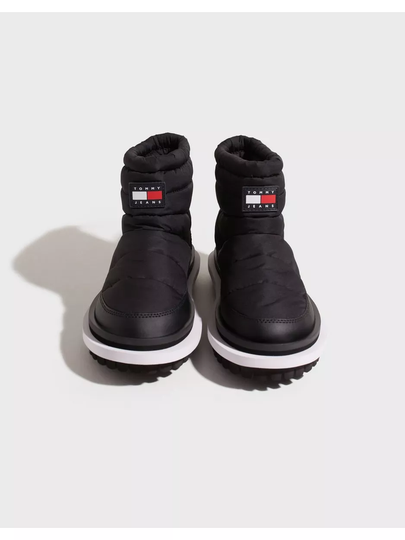 Tommy Jeans Padded Tommy Jeans Wmns Boot Boots utan klack Black