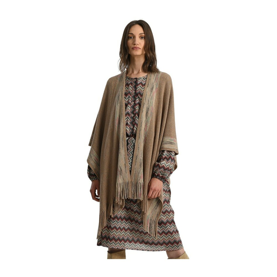 Molly Bracken - Capes och Ponchos - Beige - Dam - Storlek: ONE Size