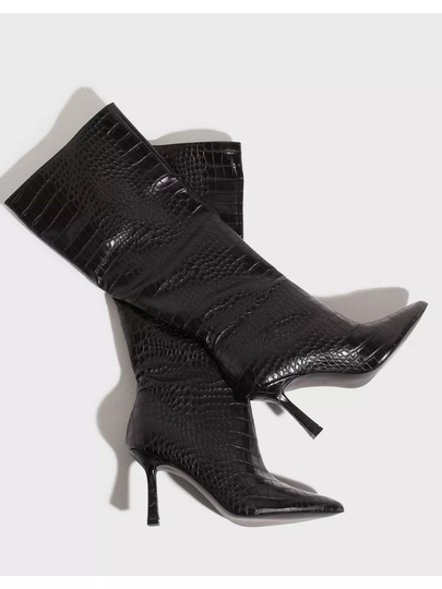 Steve Madden Jazz Up Boot Knähöga stövlar Black