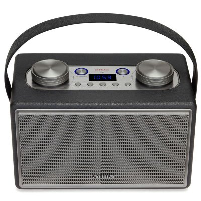 Bärbar Bluetoothradio Aiwa BSTU800BK 50W Högtalare Grå Vintage