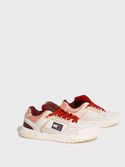 Tommy Jeans - Låga sneakers - Ivory - Wmns Tommy Jeans Skate Sneaker - Sneakers