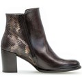 Skor Gabor Nappa Snake Espresso Booties