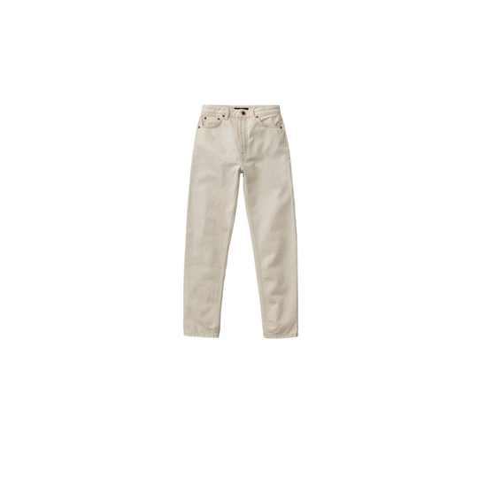 Nudie Jeans - Straight - Vit - Dam - Storlek: W29